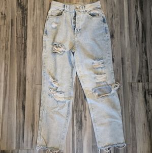Womens ripped jeans